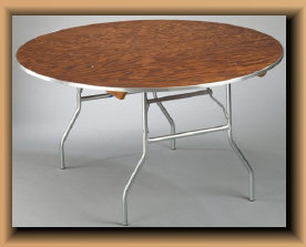 60 inch round wood table