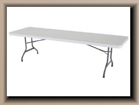 8ft banquet table