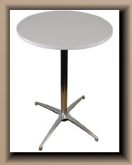 white cocktail tables