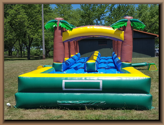 32ft long slip N slide inflatable